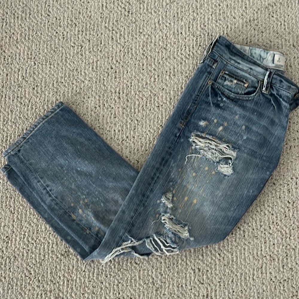 Abercrombie Ankle Distressed Jeans